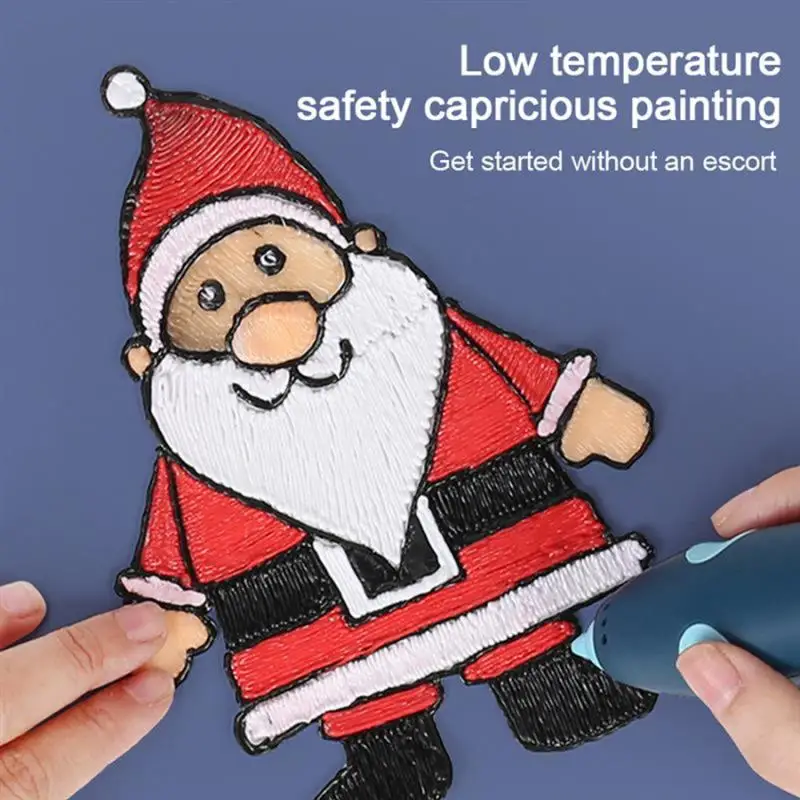 smart diy 3d pen c usb charging printing creative 3d pencil drawing tool art gift for children toys birthday christmas gift free global shipping