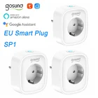 Gosund Wi-Fi 16A ЕС смарт-вилка для электрической розетки Smart Home Appliances дистанционного Управление с приложение Tuyaприложение Smart Life Alexa Google Home