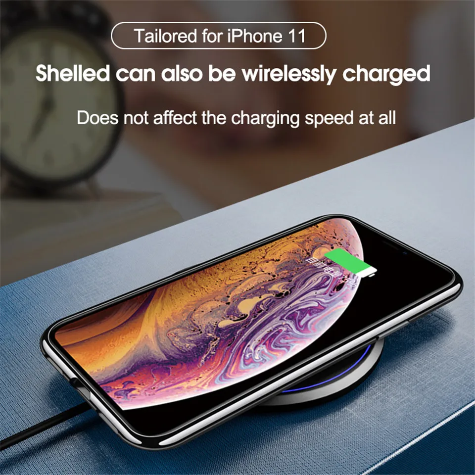 Магнитный адсорбционный чехол ярких цветов 360 на для iPhone 11 Pro MAX чехол из закаленного стекла для iPhone XS MAX XR X 7 8 Plus чехол на для айфон 11 Pro Max X XR XS MAX 7 8 плюс