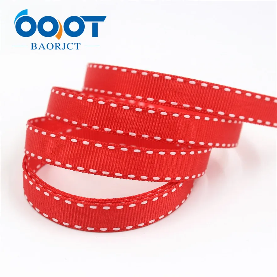 I-19807-1824 OOOT BAORJCT, 10 мм 20 ярдов, I-19807-1813, твердые цветные ленты тепловой передачи печатных grosgrain, DIY Одежда материалы ручной работы - Color: I-19807-1824