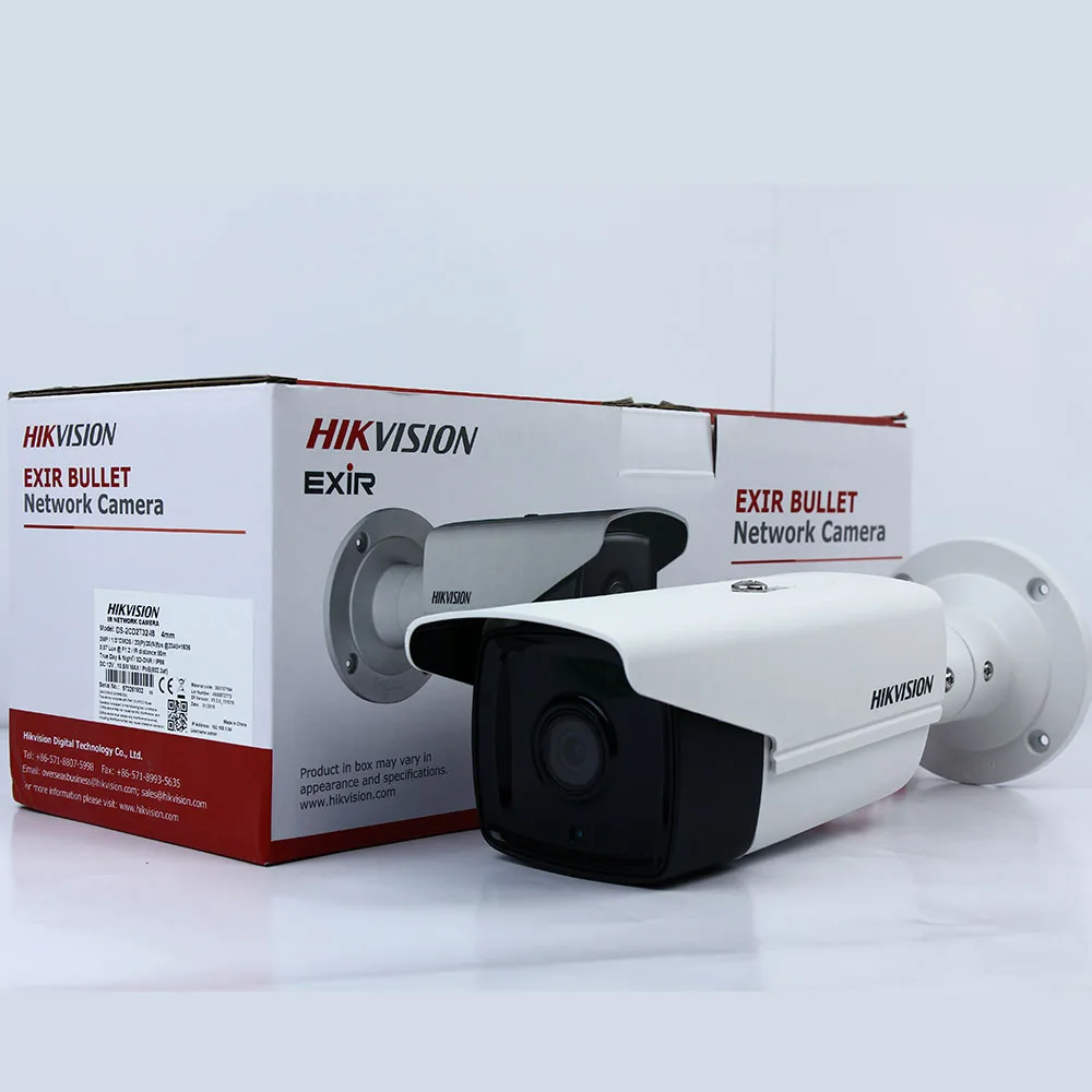 Hikvision DS-2CD2T42WD-I8 английская версия IP EXIR пуля камера POE безопасности P2P H265 ONVIF наружного наблюдения 120 дБ 80 м ИК