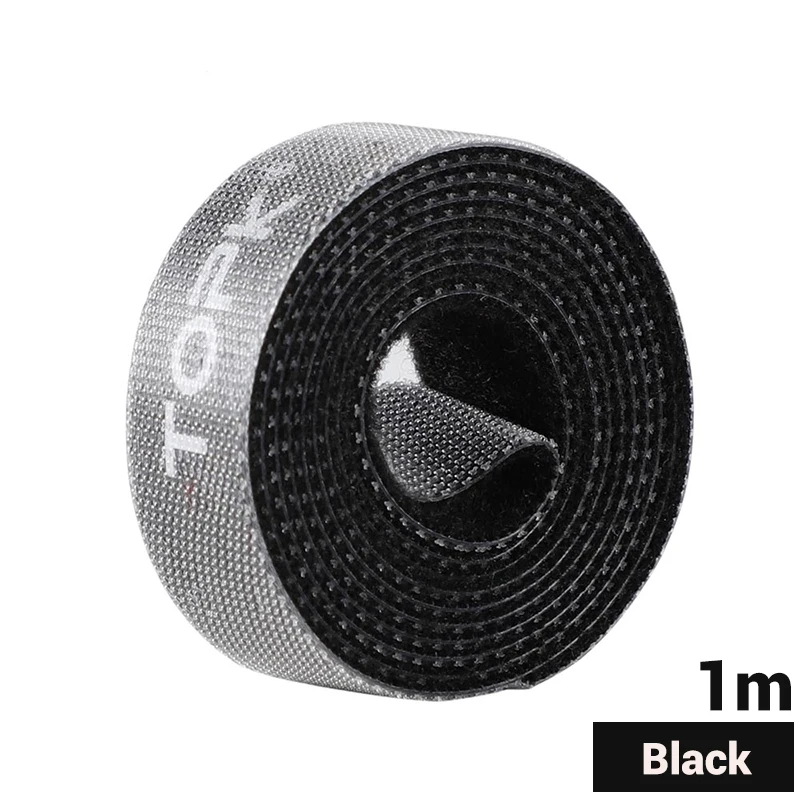 Black 1M TOPK Кабельный органайзер 5 м USB кабель управление мышь провода держатель наушники зажим для намотки Шнур HDMI кабель протектор для iPhone samsung - Цвет: Black 1M