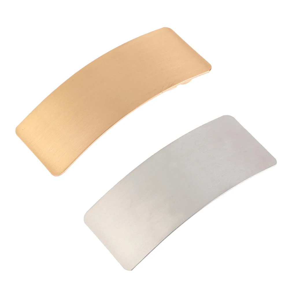 

Large Rectangle French Hair Barrette Hairpin Automatic Spring Barrette Clip