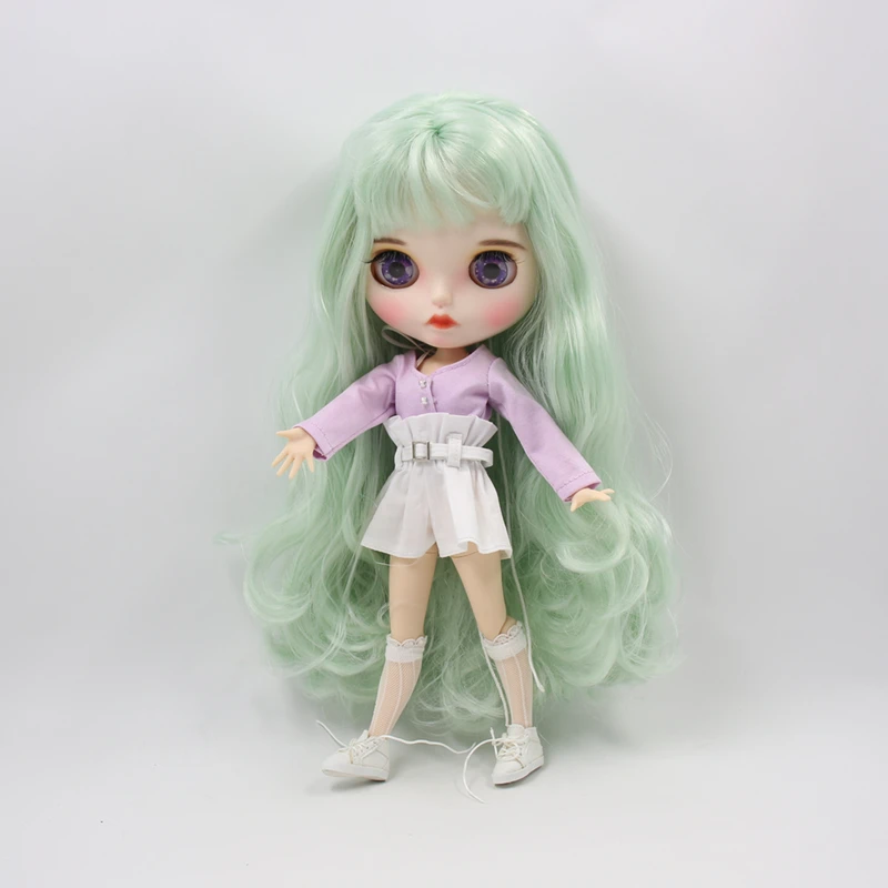 Кукла Blyth ICY DBS DollDBS 1/6 30 см bjd белье пурпурный Топ белый бюстгальтер и шорты подарок