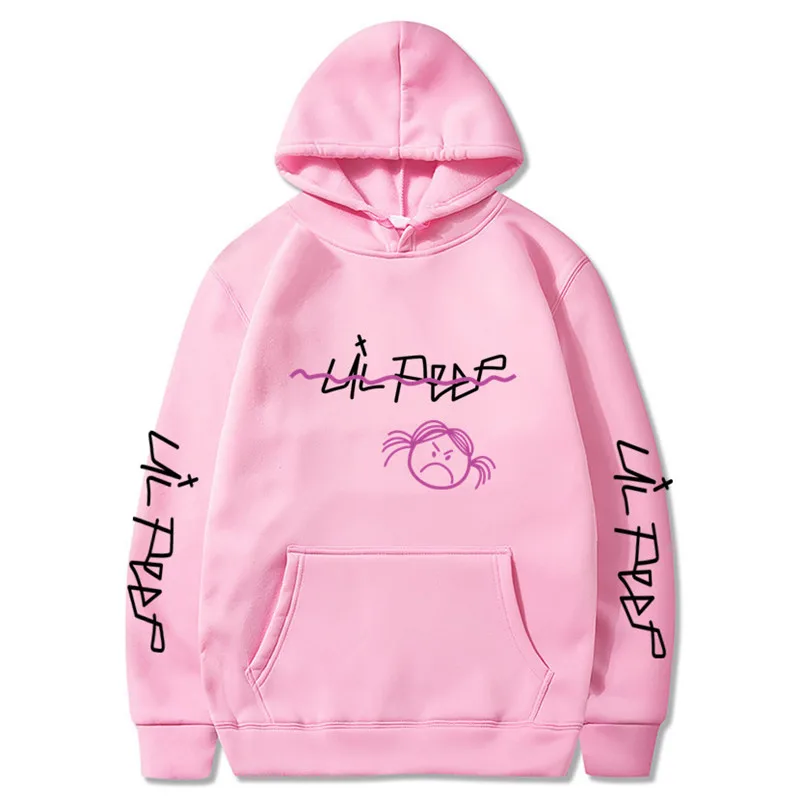 Lil Peep толстовки Love lil. peep красные толстовки пуловер с капюшоном толстовки мужские/женские sudaderas cry Детские уличные толстовки с капюшоном для мужчин
