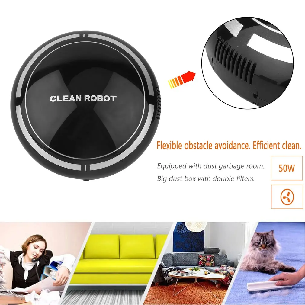Smart Automatic Robot Vacuum Cleaning Machine Intelligent Floor Sweeping Dust Catcher Carpet Cleaner For Home | Бытовая техника