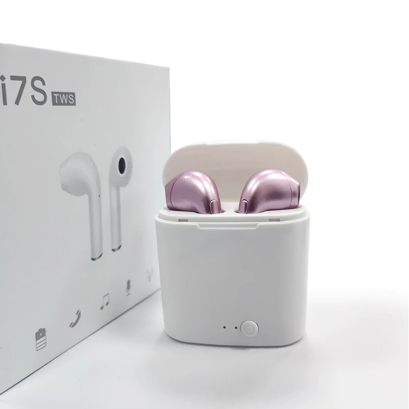 Mangoman i7s Tws Wireless Headphones Bluetooth Earphones Air Earbuds Handsfree in ear Headset wireless bluetooth headphones i7s - Цвет: I7SRD