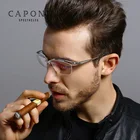 Мужские очки CAPONI, ультрасветильник очки в оправе из чистого титана, с блокировкой сисветильник, для работы за компьютером, JF2277