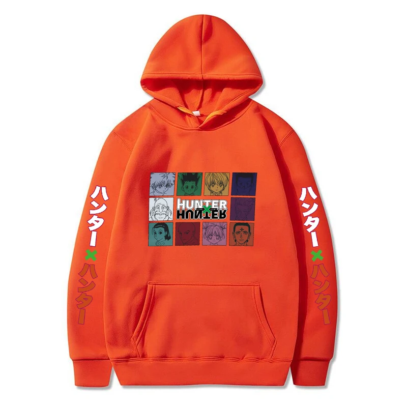 

2020 Anime Hunter X Hunter Killua Leorio Kurapika Gon Hisoka Pullover Hoodie Streetswear Tops