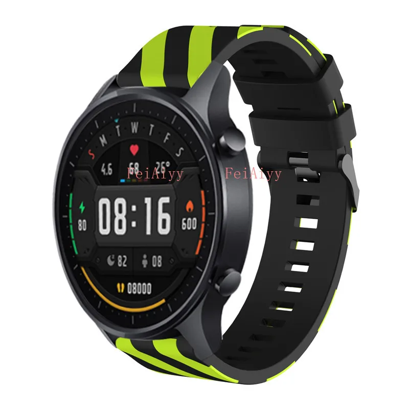 

22mm Soft silicone Watch strap For huawei watch GT 20mm Watch strap For xiaomi huami Amazfit Bip Smart watch accessories