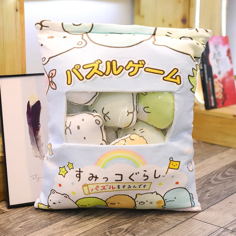 8 шт./пакет Sumikko Gurashi плюшевая игрушка San-X Аниме Тоторо клубника мой герой Академия
