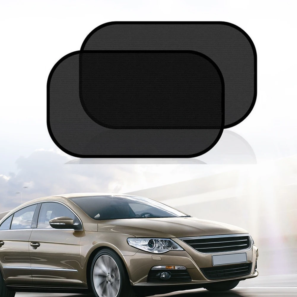 

2Pcs Universal Windshield Sun Shade Curtain Side Mesh Sun Shade for Car SUV Windshield Side Window Sunshade Screen