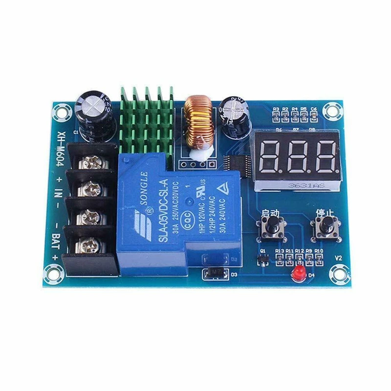 XH-M604 60V свинцово-кислотные контроллер зарядки аккумулятора защиты переключатель