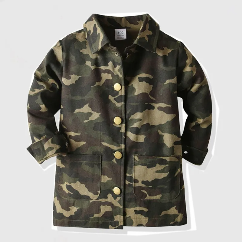 НОВЫЕ куртки для мальчиков камуфляжные детские пальто детская верхняя одежда