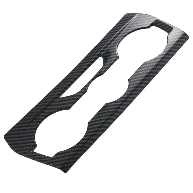 

For Subaru Xv Crosstrek 2018 Ac A/C Warning Light Dashboard Switch Panel Center Console Carbon Fiber Cover Trim Bezel Molding