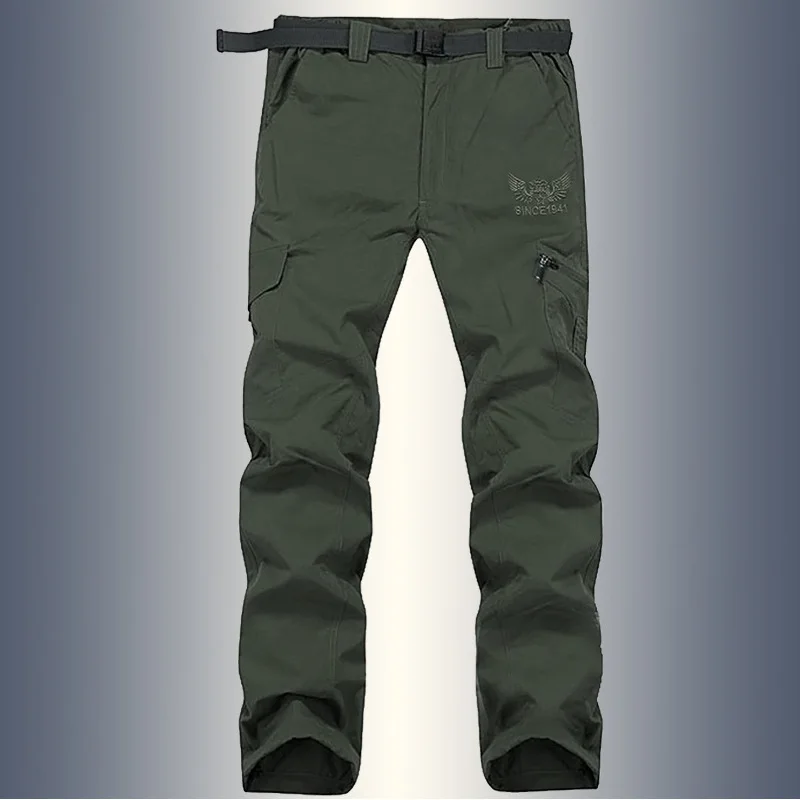 

Spring Summer Tactical Quick Dry Pants Men Casual Breathable Army Military Trousers Cargo Work Pants Waterproof Loose Trousers