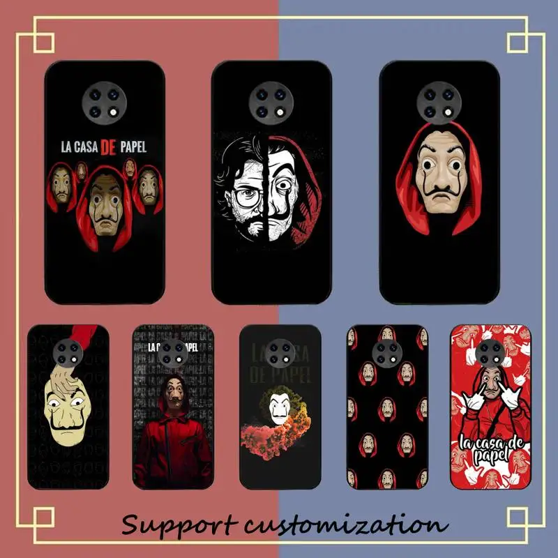 

Spain TV Money Heist House Paper La Casa de papel Case Phone Case For Xiaomi Redmi Note 8A 7 5 Note8pro 8 9Pro for note 6pro