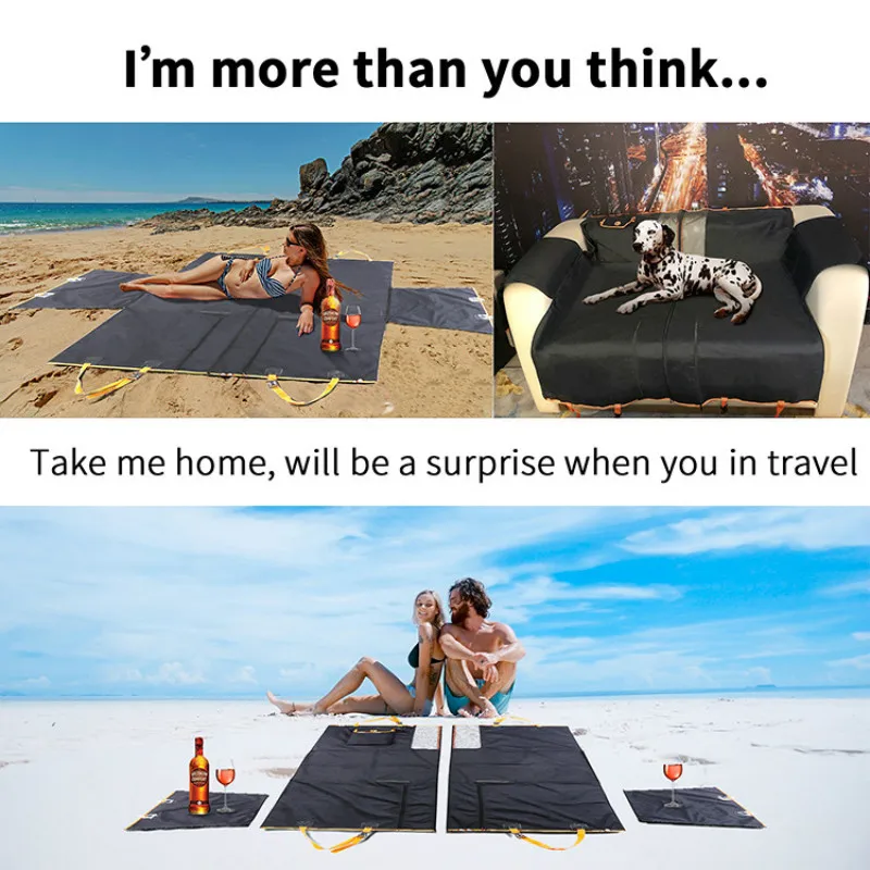 Съемный водонепроницаемый Дорожный Коврик для домашних животных 100%