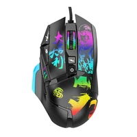 creative gaming mouse with colorful lights usb receiver 6 level dpi for laptop