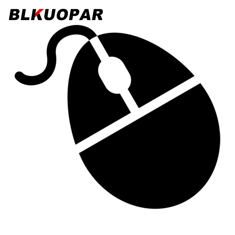Автомобильные наклейки BLKUOPAR для мыши с символом пиктограмм оригинальные простая