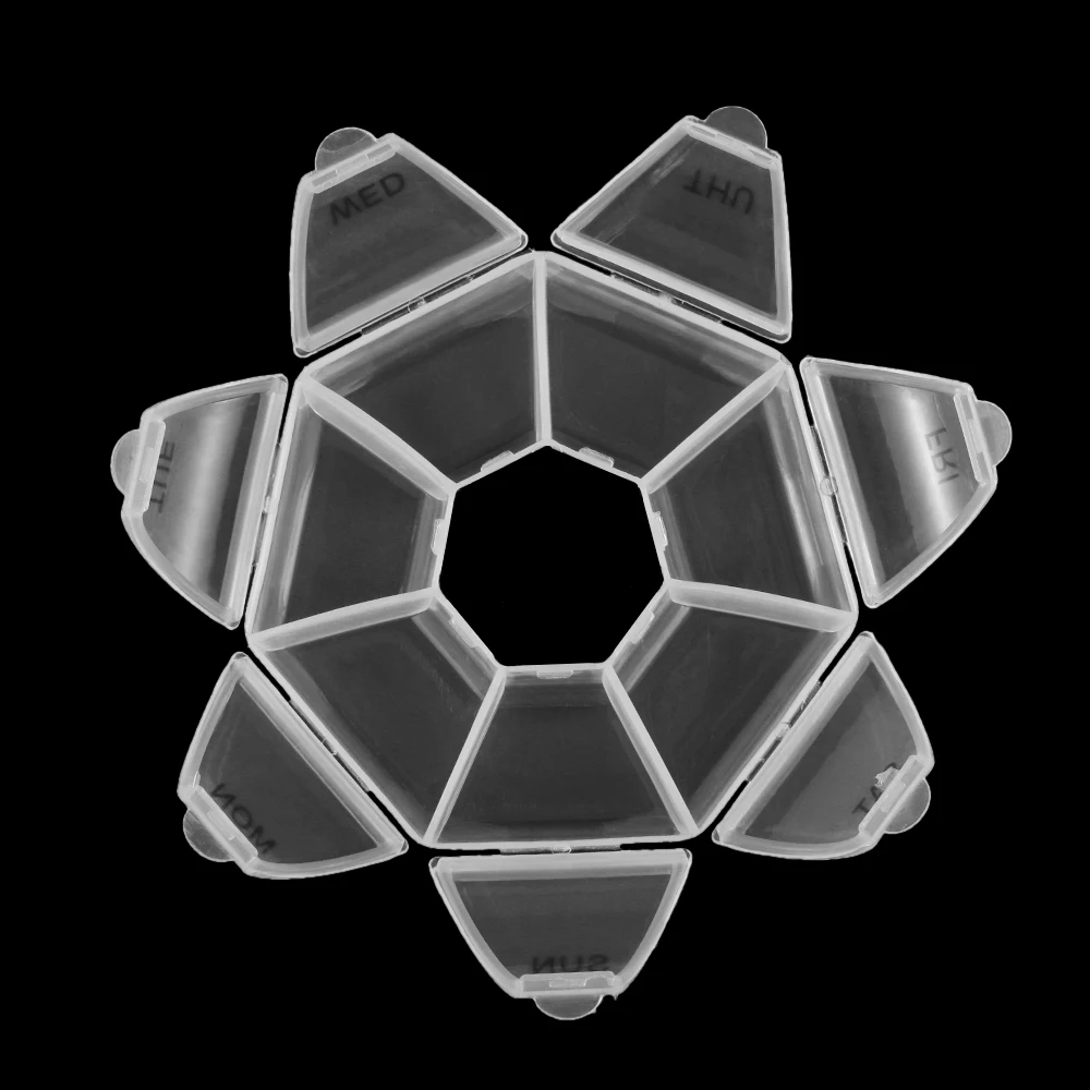 1 шт. 7 дней медицинская коробка портативный мини дорожный контейнер для хранения