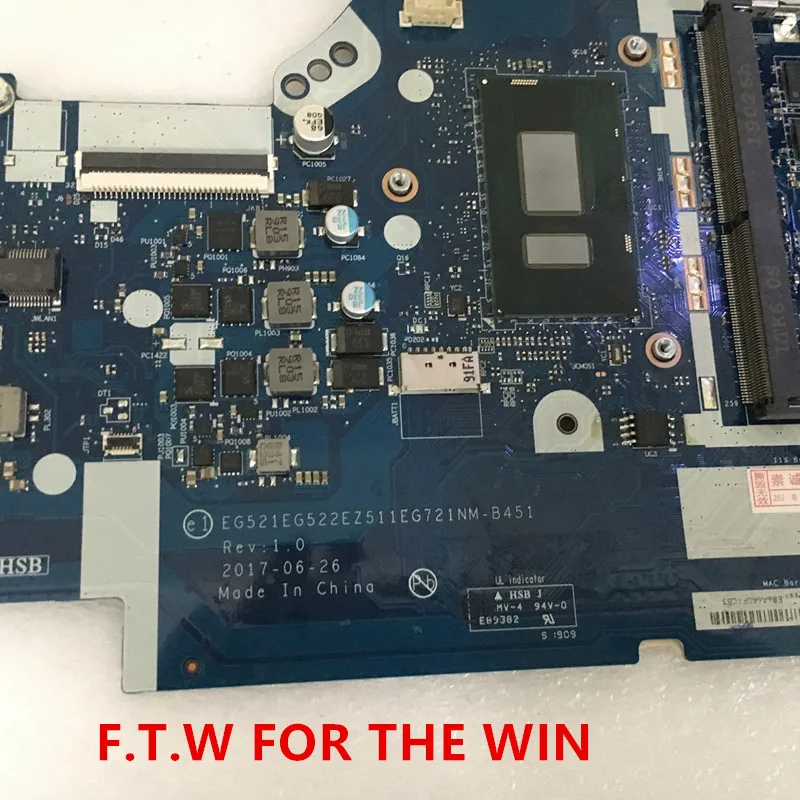 Preise EG521EG522EZ511EG721 UMA Motherboard W/ I7-8550U & 4G RAM - 5B20Q13060 Für Lenovo IdeaPad 320-15IKB Touch NM-B451