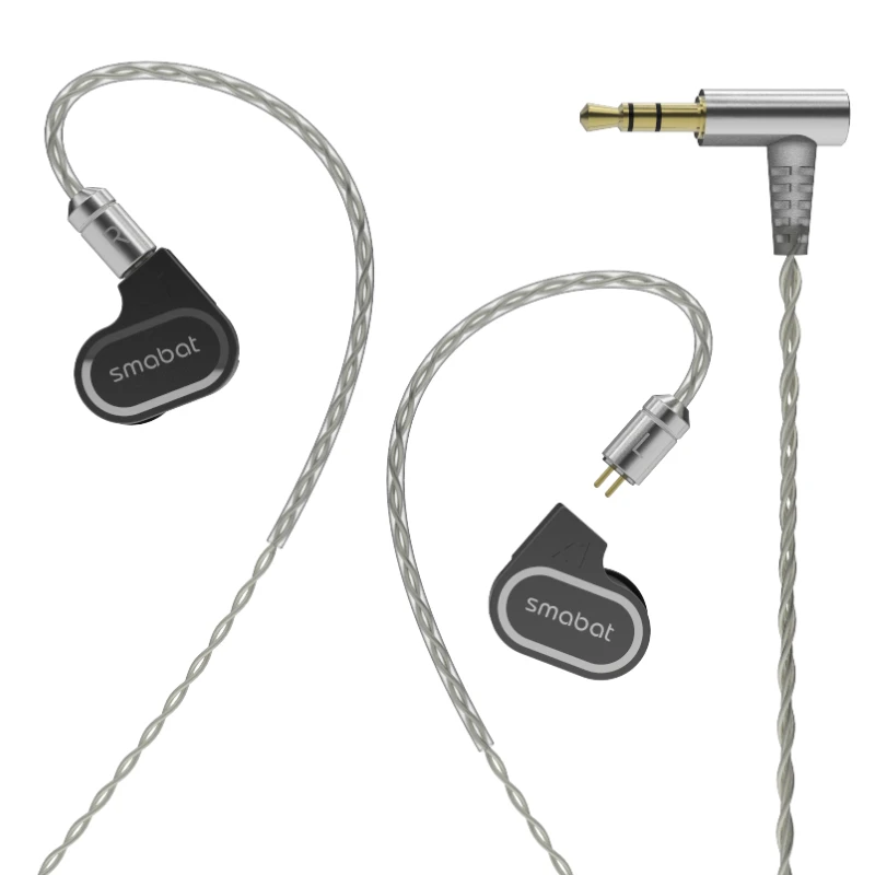 

Наушники-вкладыши smtur x1, Hi-Fi наушники с ручной настройкой, цвет металлик/серый, хорошее качество звука, переключение на высоком и низком уров...