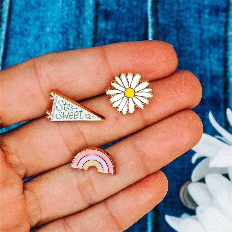 Классический эмалированный значок на лацкан красочное дерево цветы фотобулавка