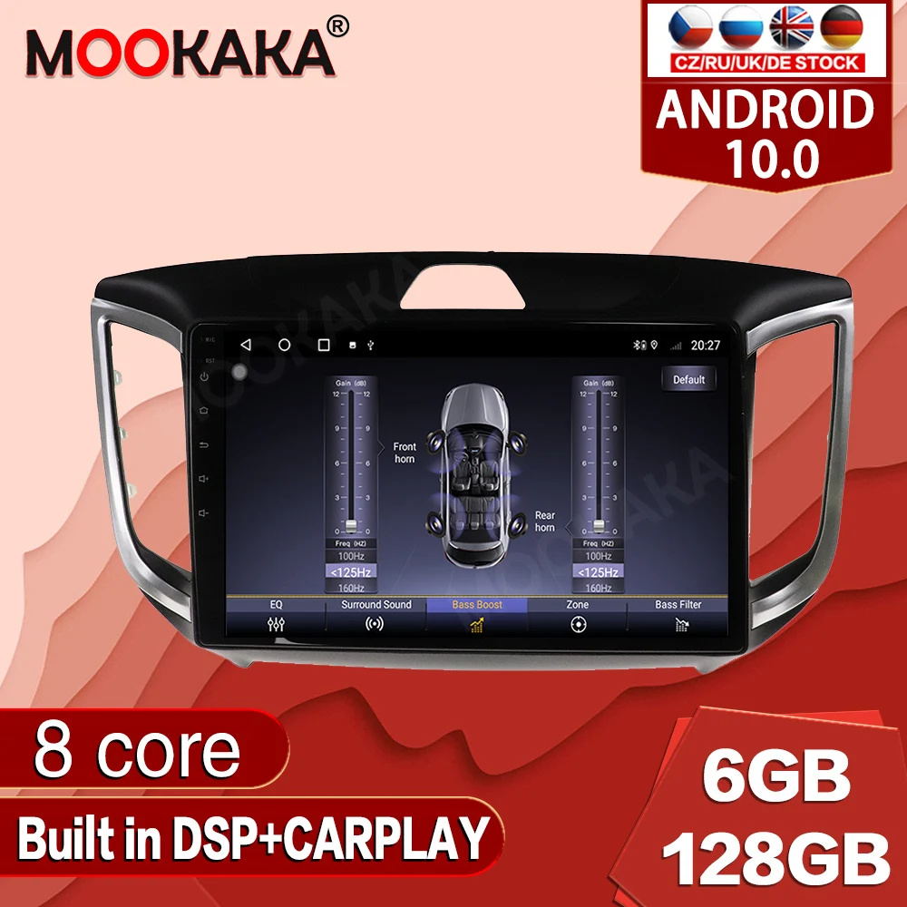 

Android 10.0 128G For Hyundai IX25 2014-2018 Car Multimedia Player Radio GPS Navigation Auto Stereo Recorder Unit Audio