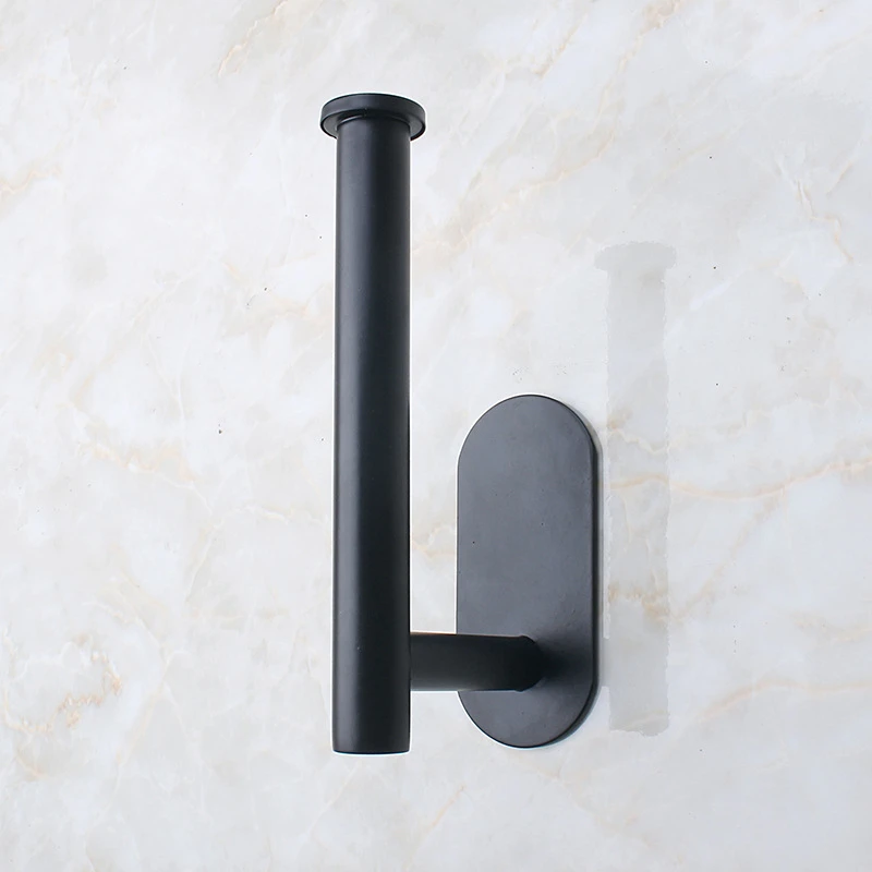 

Bathroom Toilet Paper Holder 2 Color Wall Mounted Tissue Rack Stainless Steel Kitchen Towel Storage Shelf Roll Paper Holder