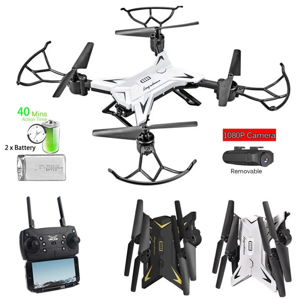 Складной Дрон Ky601s 1080p камера 1800 МП HD Wi-Fi Fpv | Игрушки и хобби