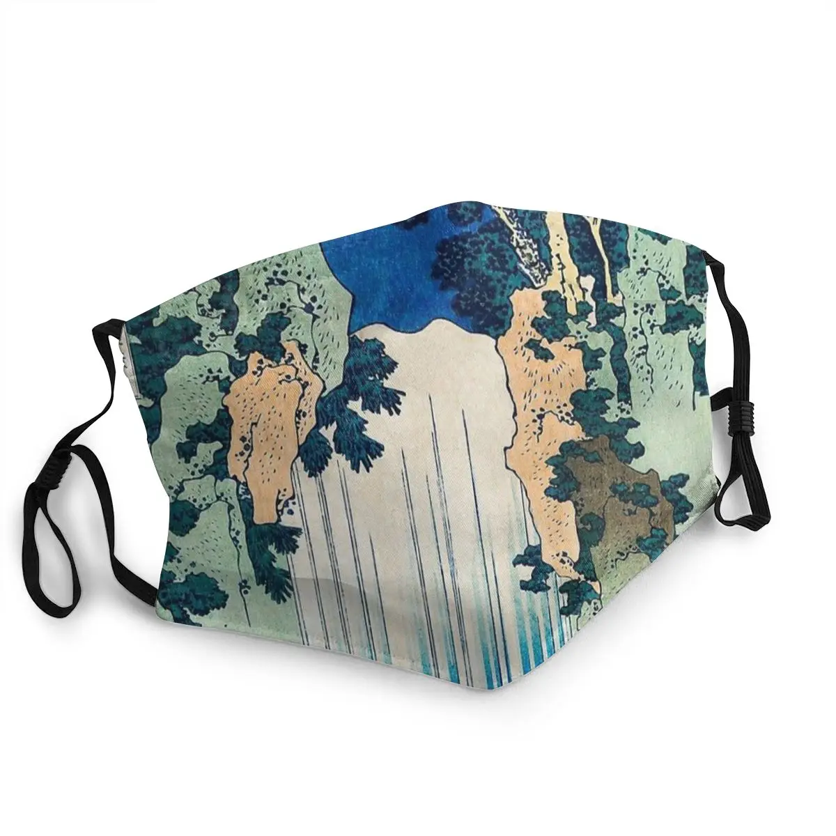 Маска для лица Водопад Oni Япония Самурай демон многоразовые моющиеся маски