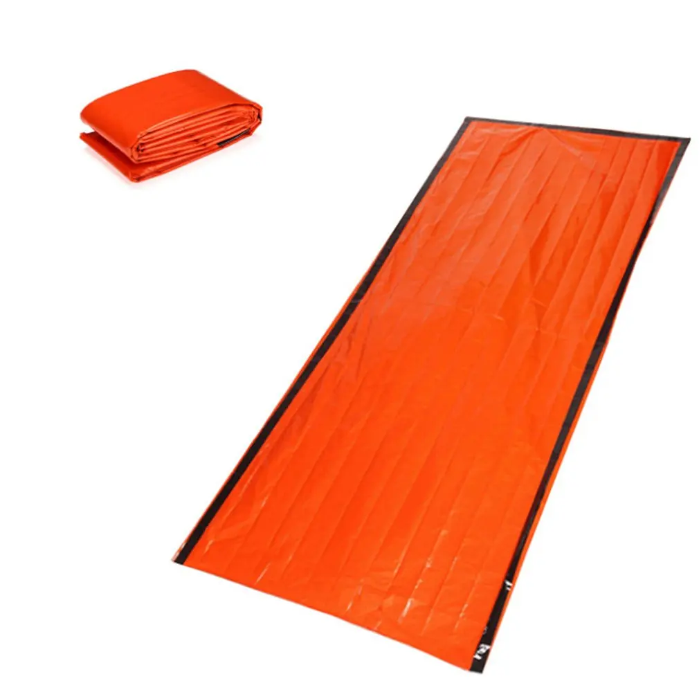 

Outdoor Bivy Emergency Sleeping Bag Camping Survival Thermal Blanket Mylar Waterproof Emergency Gear Compact Windproof Durable