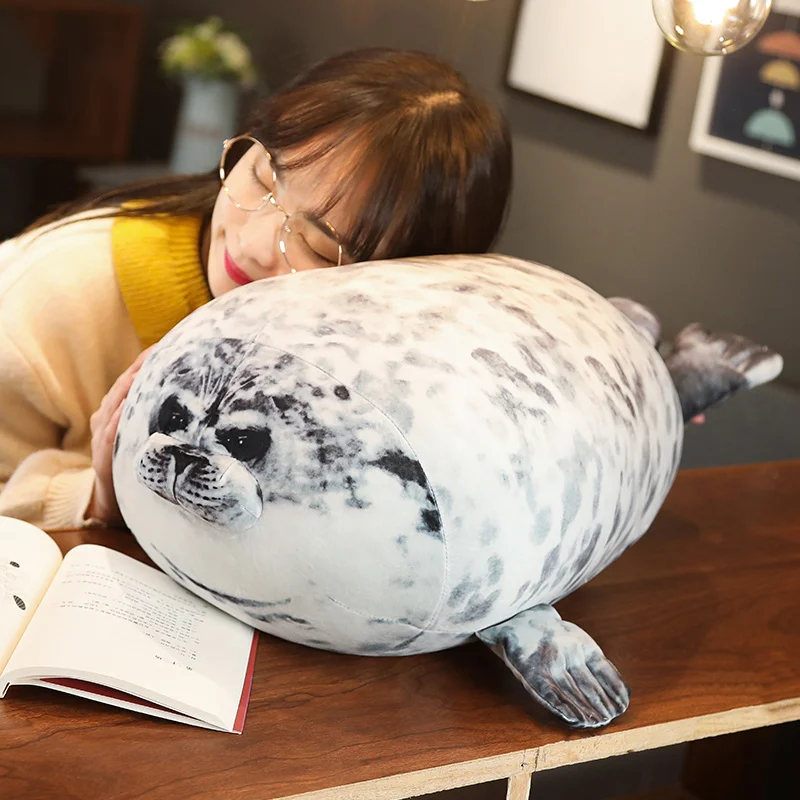 

30/40/60/80cm Osaka seal hot sale super soft cute pillow plush toy creative marine doll tioys baby appease doll gift for kids