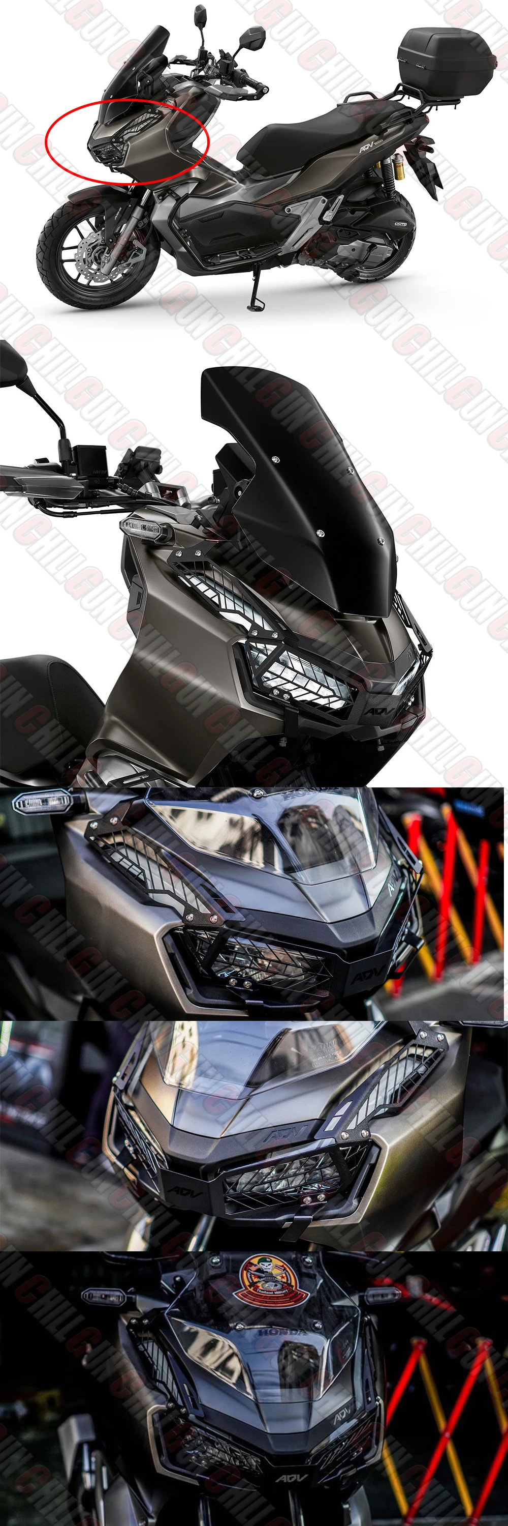 Подходит для ADV150 ADV 150 ཏ ཐ ད 2019 2020 2021 передняя решетка радиатора Мотоцикла