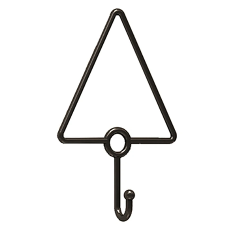 

2 Styles Black Iron Hooks Coat Hook Single Towel Clothes Hooks Set for Bathroom Kitchen Garage with Mounting Screws