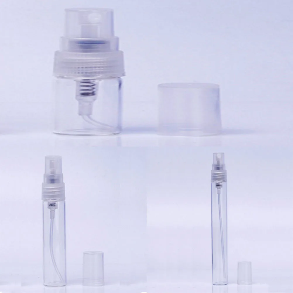 Пустая мини распылительная стеклянная многоразовая бутылка для образцов