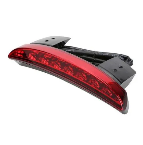 

XL 883 1200 Cafe Racer Motorcycle Rear Fender Mount Taillight Rear Fender Edge Red Brake Light for Davidson Touring Sportster