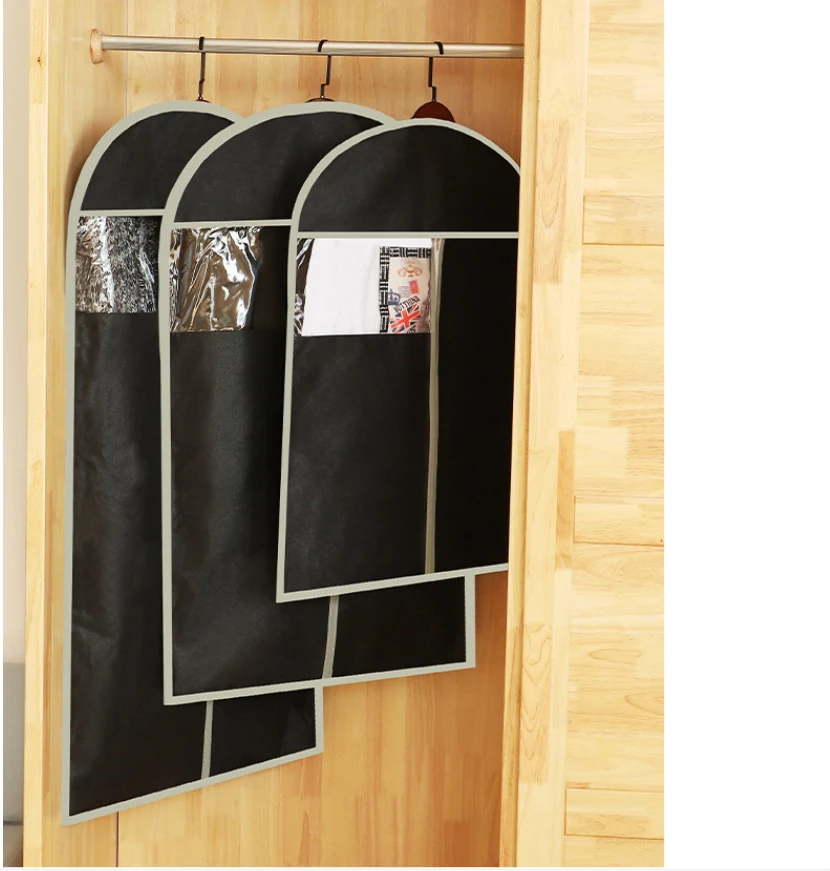 

6 Colors Home Dress Clothes Garment Suit Cover Case Dustproof Storage Bags Protector Clothing Dust Cover Pouch Cover Clothes
