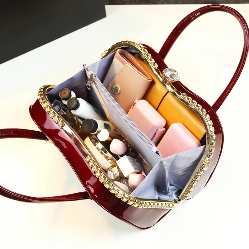 Новые роскошные сумки женские Дизайнерские Высокое качество лакированная кожа