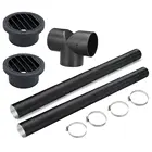 Автомобильный обогреватель, воздуховод длиной 80 см с зажимом, Выпускной Шланг теплого воздуха, выпускной клапан, автомобильные аксессуары, подходит для парковочного обогревателя