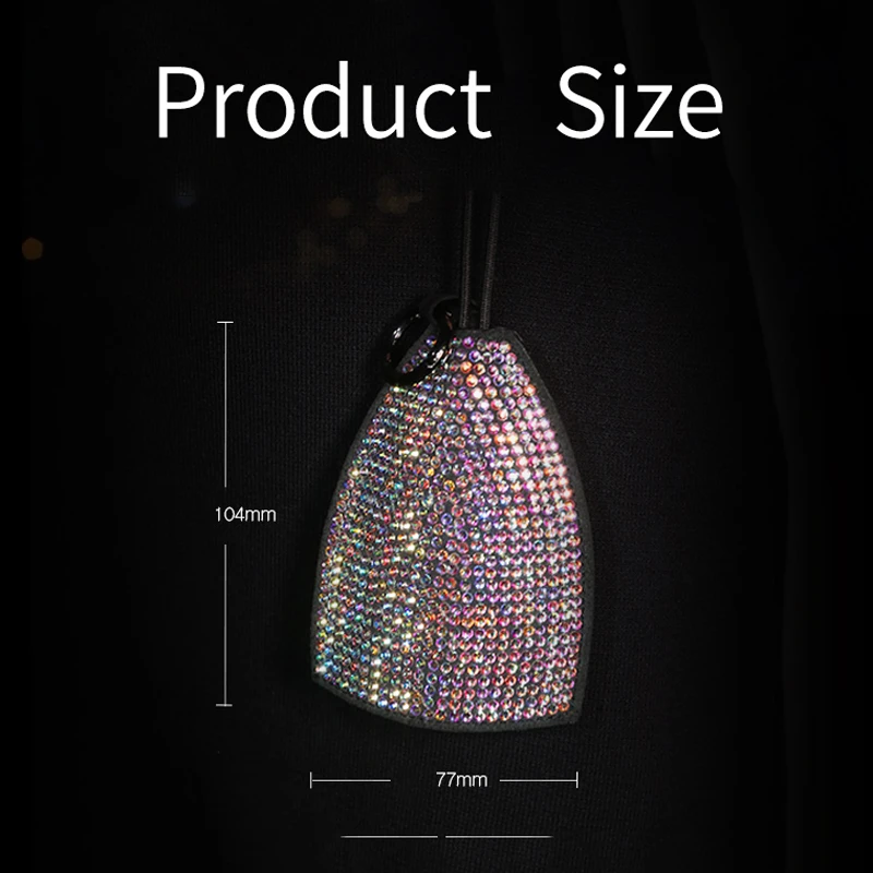 Алмазный Стразы ключа автомобиля чехол с украшениями в виде кристаллов для
