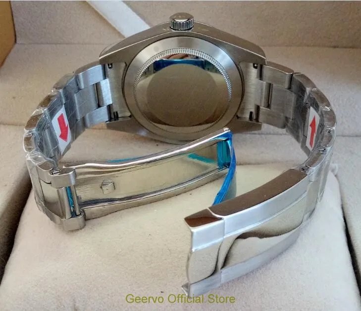 Сапфировое стекло 40 мм парниш черный циферблат Азиатский автоматический