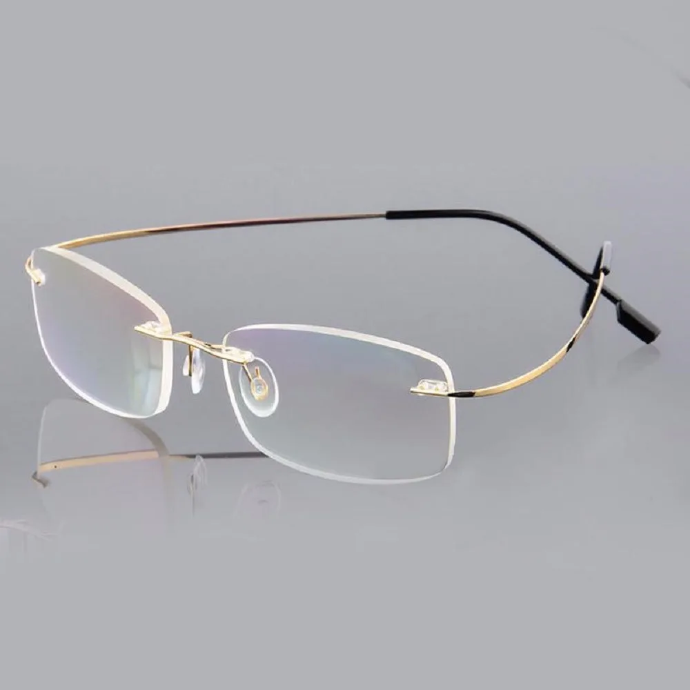 1PC Women Men Rimless Titanium Eyeglasses Frames Flexible Optical Frame Prescription Spectacle Frameless Glasses Eye glasses Hot |