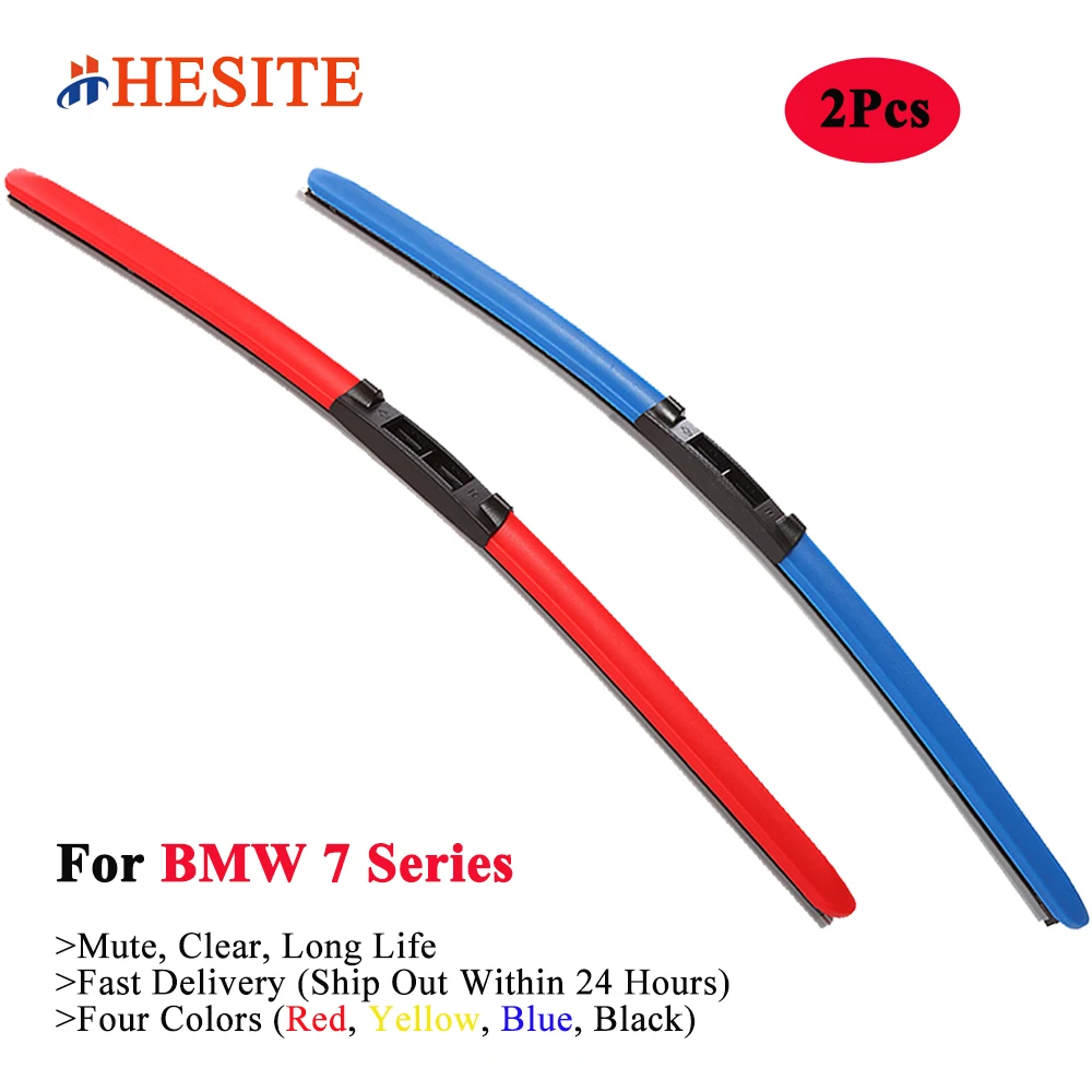 HESITE красочные лопасти стеклоочистителя головного стекла для BMW серий 7 720D 730d 740i 750i