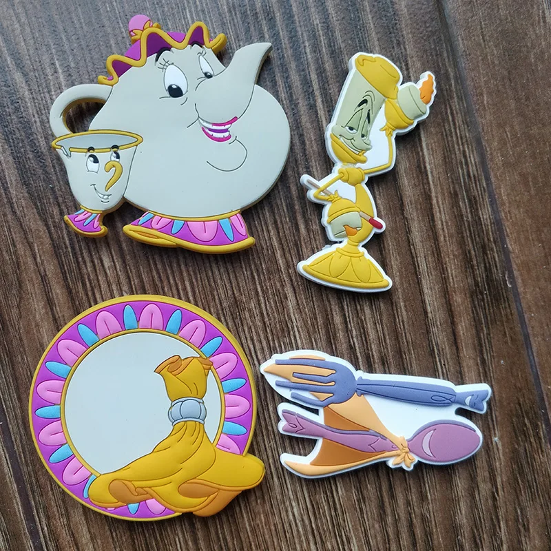 Disney мультяшный магнит на холодильник красота и чудовище чайник леди мультяшная