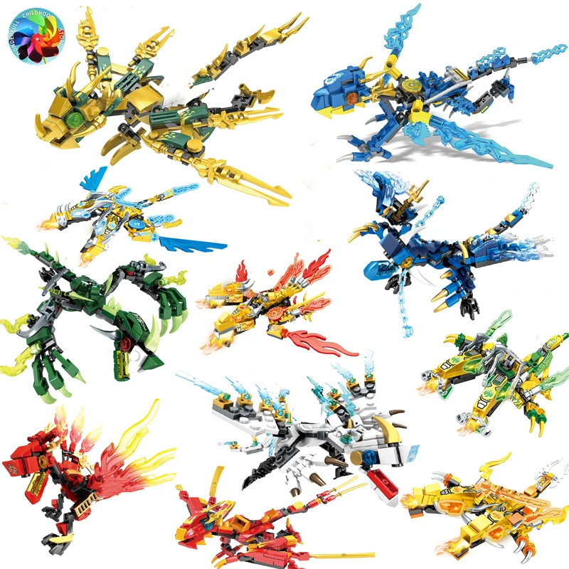 

Модель рыцаря, фехтовальщика, Кай, Джей Зейн, ниндзя-дракон, строительные блоки, детские игрушки, кирпичи, подарок для детей, мальчиков