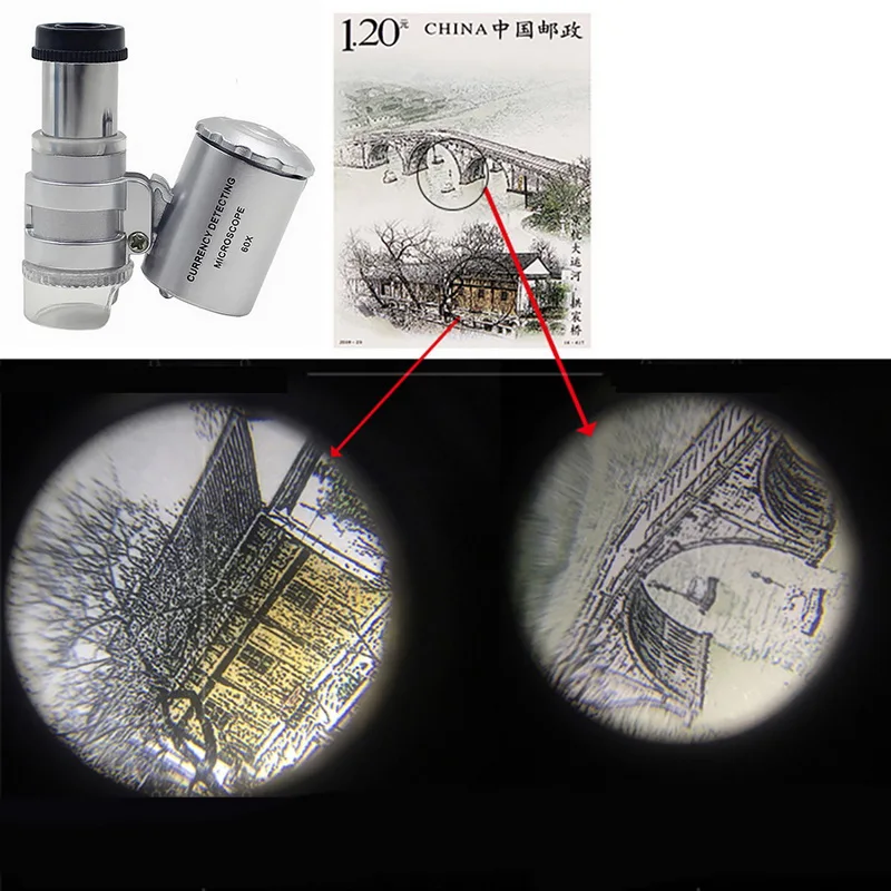 

60X Magnifier Jeweler Diamond Tester Equipment Kit With Storage Pouch Diamond Tester Diamond Selector Jeweler Test Tool Kit