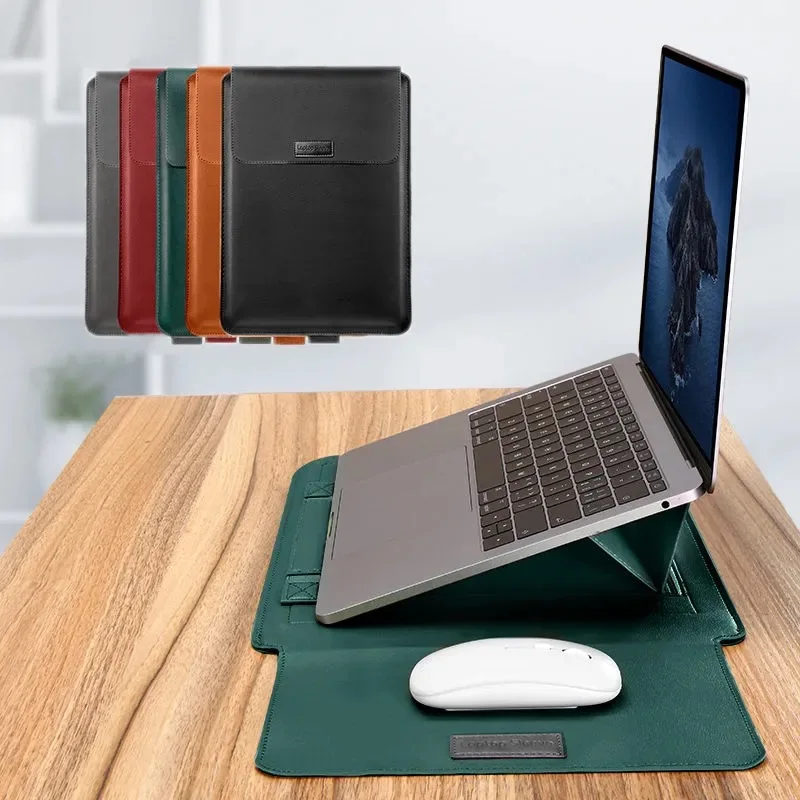 

Чехол из искусственной кожи для ноутбука Macbook Air 13 M1 A2338 Pro 13 16 12 15, чехол для XiaoMi Air 13,3 для Macbook 14, чехол-подставка