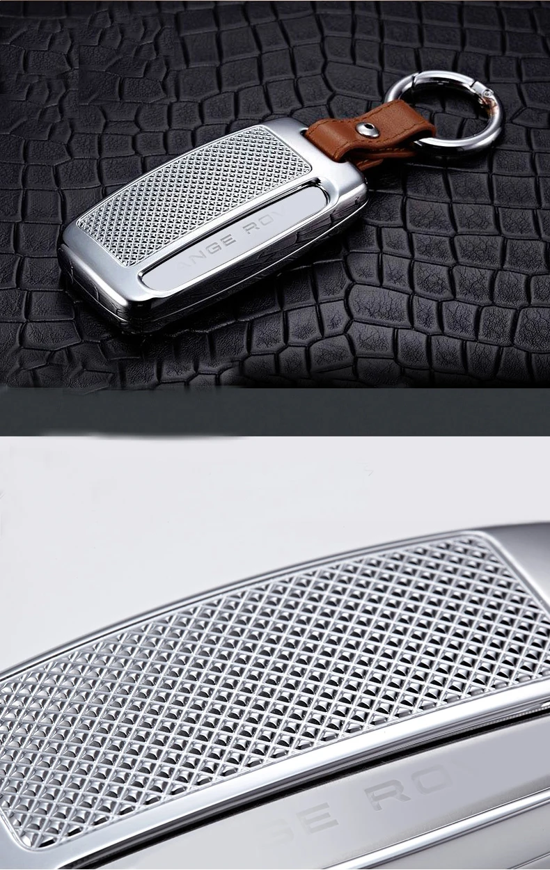 Чехол для ключей автомобиля из цинкового сплава для Land Rover Discovery freelander Range Rover Sport Evoque Velar Jaguar XEL XFL аксессуары